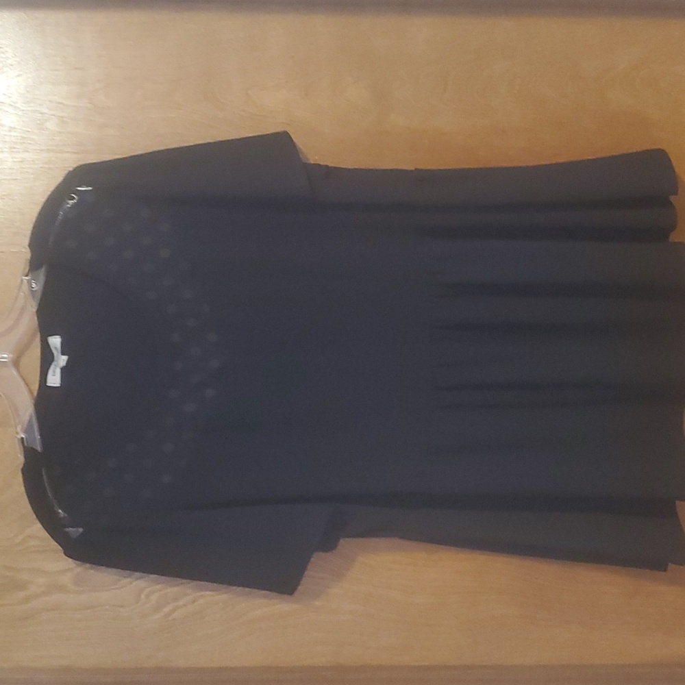 Emma & Olive Black Short Sleeve Top 2X